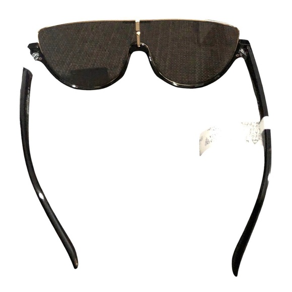 Guess square frame shield avaiator black and gold frame‎ faded sunglasses new main image 9